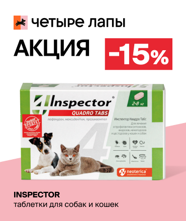 Защитим питомцев от клещей и блох!